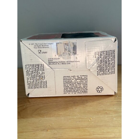 Coca-Cola Santa Glass Mug 20 3/4 Oz 1997 Vintage Christmas Edition NOS - Picture 5 of 6